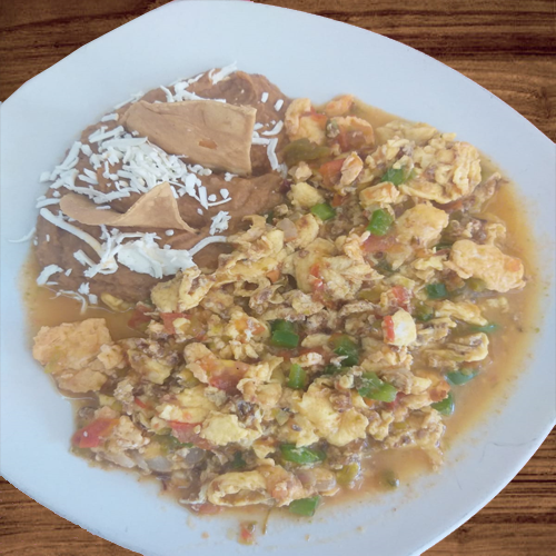 Machacado a la mexicana